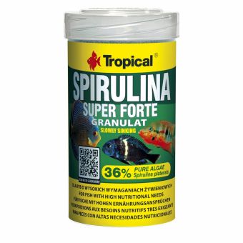 Tropical Super Spirulina Forte granules, 100 ml 