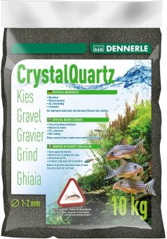 Dennerle Kristall-Quarzkies diamantschwarz 10 kg