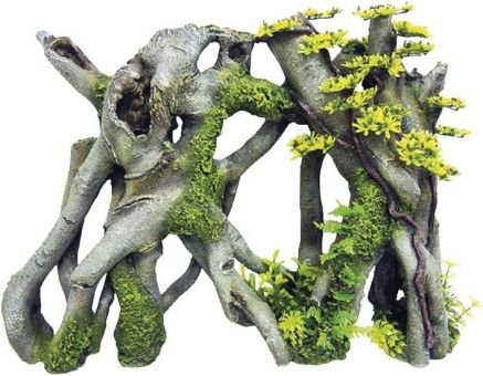 Nobby Aqua Ornaments  HOLZ  mit Pflanzen 50,3 x 16,0 x 36,3 cm 