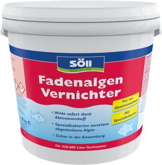 Söll FadenalgenVernichter (StringAlgae remover), 10 kg for 320.000 L 