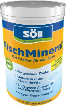 Söll FischMineral® (FishMineral), 1 kg for 10.000 l 