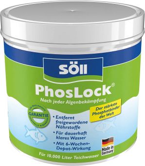 Söll PhosLock® AlgenStopp, 500 g für 10.000 l 
