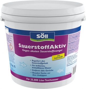 Söll SauerstoffAktiv ( ActivatedOxygen), 2,5 kg for 25.000 l 