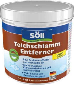 Söll TeichschlammEntferner (pond sludge remover), 500 g for 10.000 l 