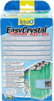 Tetra EasyCrystal Filter Pack C mit Aktivkohle C250/300,(Bundle 2) 