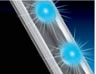 AquaLight LED-Leuchte 48 Zoll wasserdicht - blau 18x 1 W - 112 cm - blau