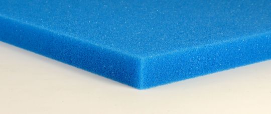 Filterschaum Filtermatte ppi 30 Blau 50 x 50 x 3 cm 'fein' 