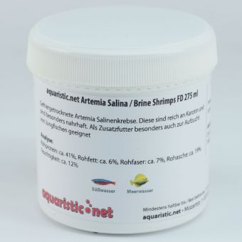 aquaristic.net Artemia Salina FD 25 g - 275 ml Dose
