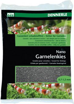 Dennerle Nano shrimps gravel bed, sulawesi black - 2 kg 