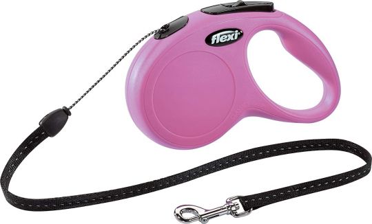 flexi New Classic S Cord 5 m, pink 