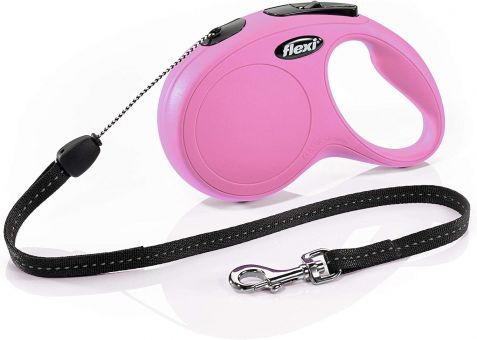 flexi New Classic S Cord 8 m, pink 