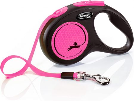 flexi New Neon S Tape 5m pink Hundeleine 