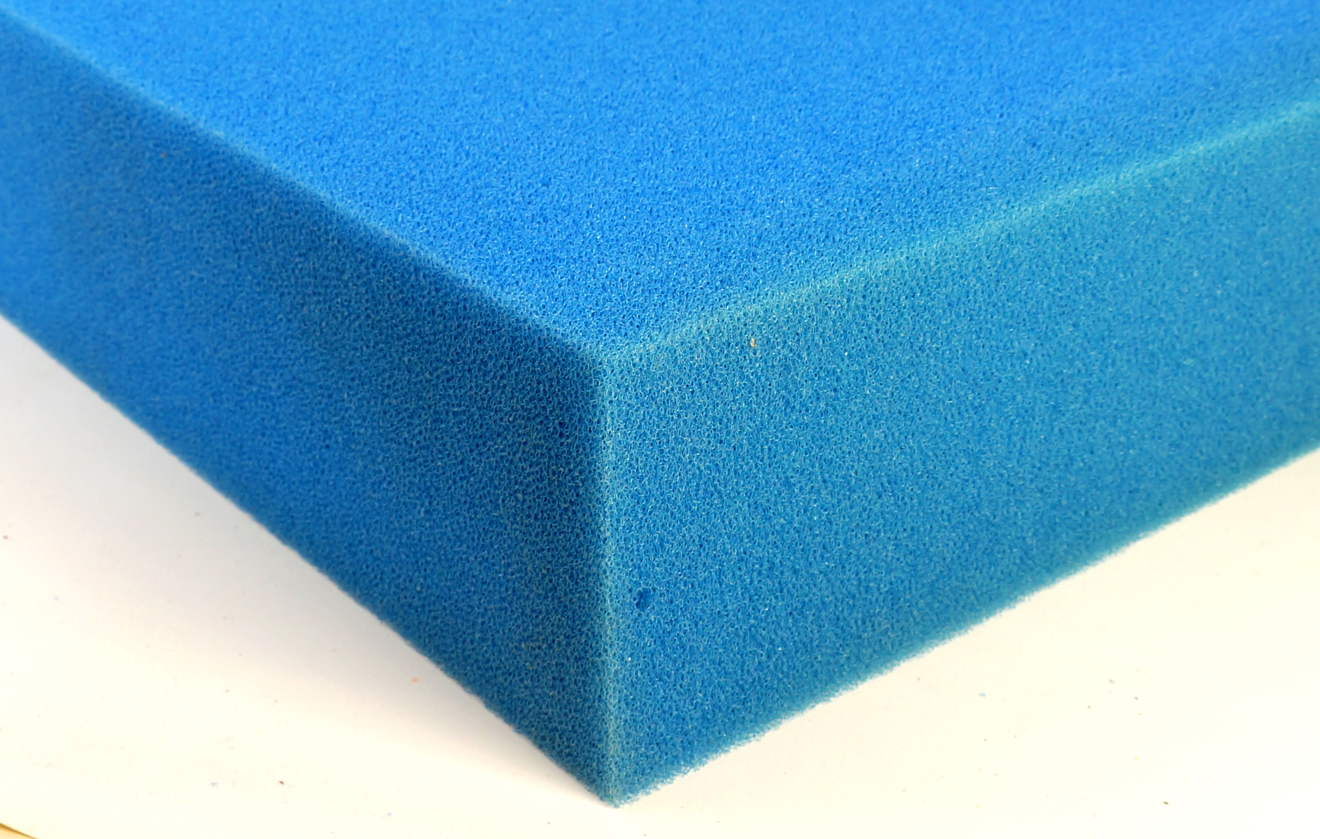 Filtermatte - Filterschaum, Aquarium / Teich, blau 10 cm , PPI 30